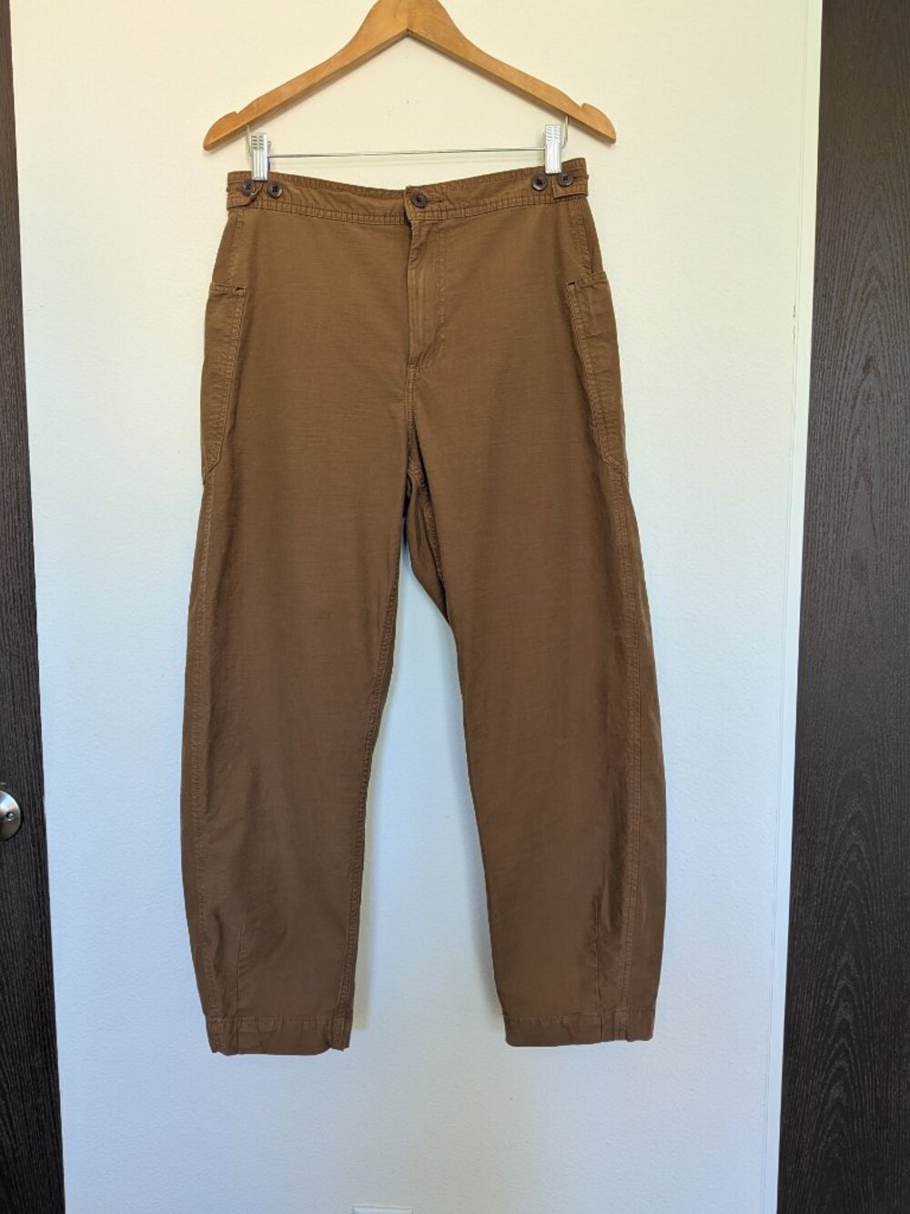 Everlane The Fatigue Barrel Pant - Walnut Size 8